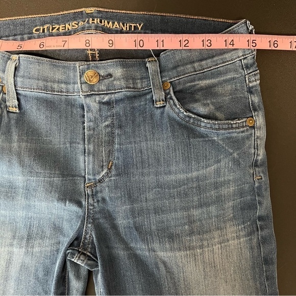 Citizens Of Humanity jeans Women Size 31 Flare Stretch 34” Bell Bottom B - Picture 9 of 12